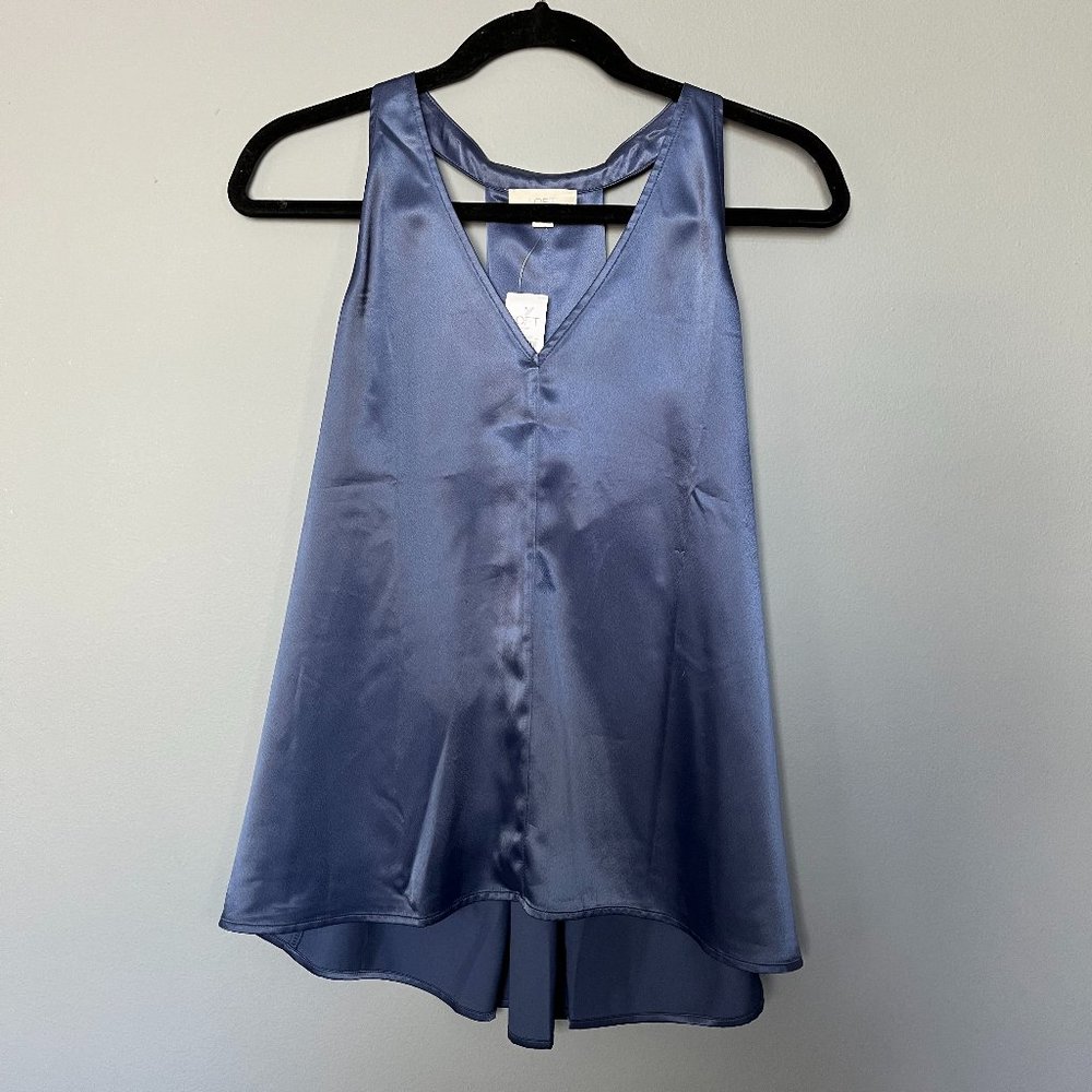 Satin Crossback Blouse